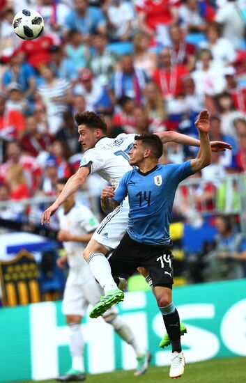 Футбол. ЧМ-2018. Матч Уругвай - Россия