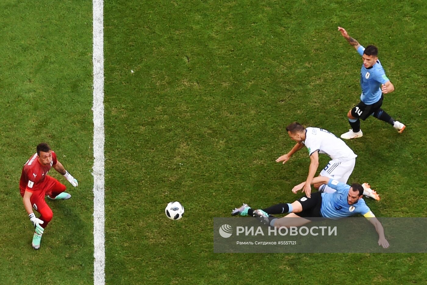 Футбол. ЧМ-2018. Матч Уругвай - Россия