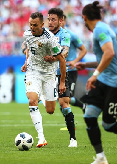 Футбол. ЧМ-2018. Матч Уругвай - Россия