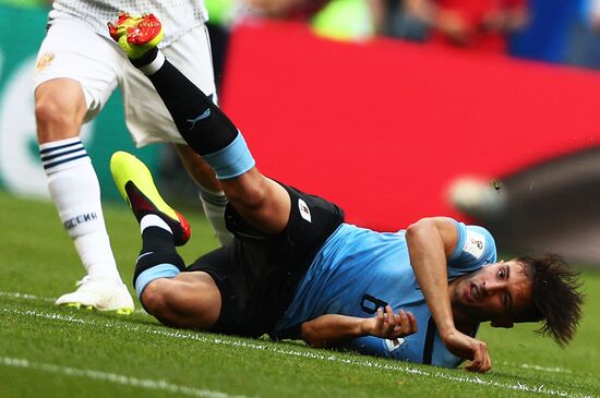 Футбол. ЧМ-2018. Матч Уругвай - Россия