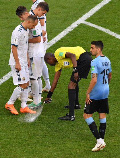 Футбол. ЧМ-2018. Матч Уругвай - Россия