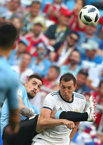 Футбол. ЧМ-2018. Матч Уругвай - Россия