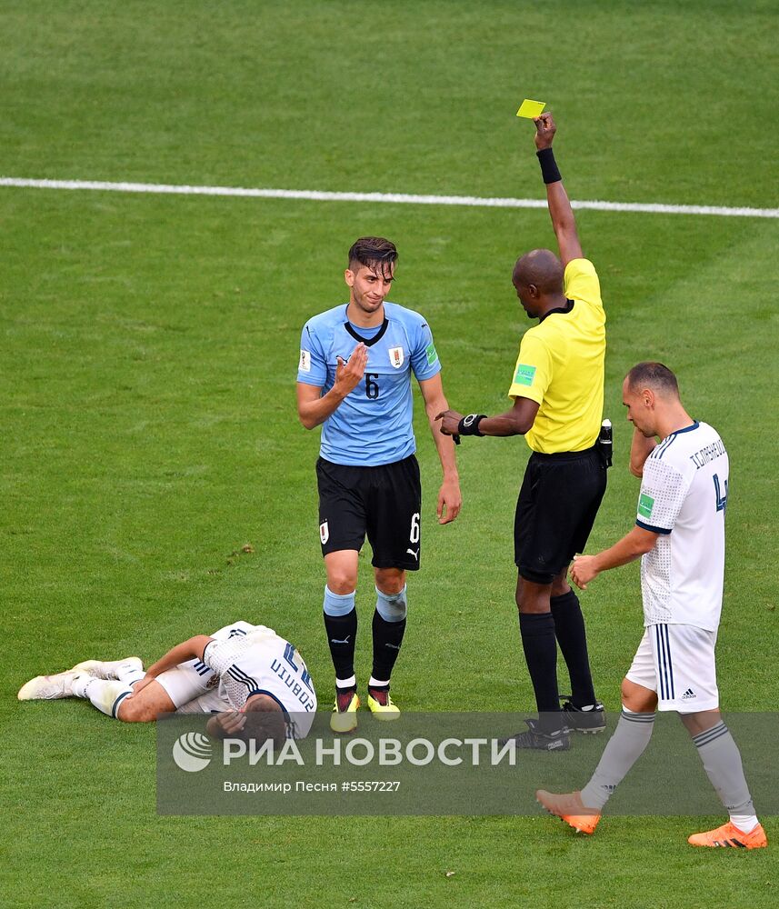 Футбол. ЧМ-2018. Матч Уругвай - Россия