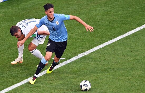 Футбол. ЧМ-2018. Матч Уругвай - Россия