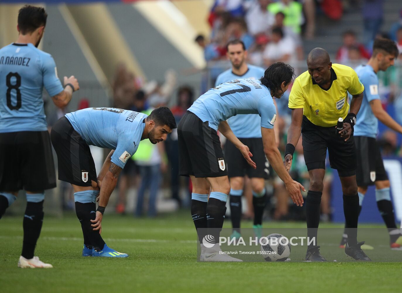 Футбол. ЧМ-2018. Матч Уругвай - Россия