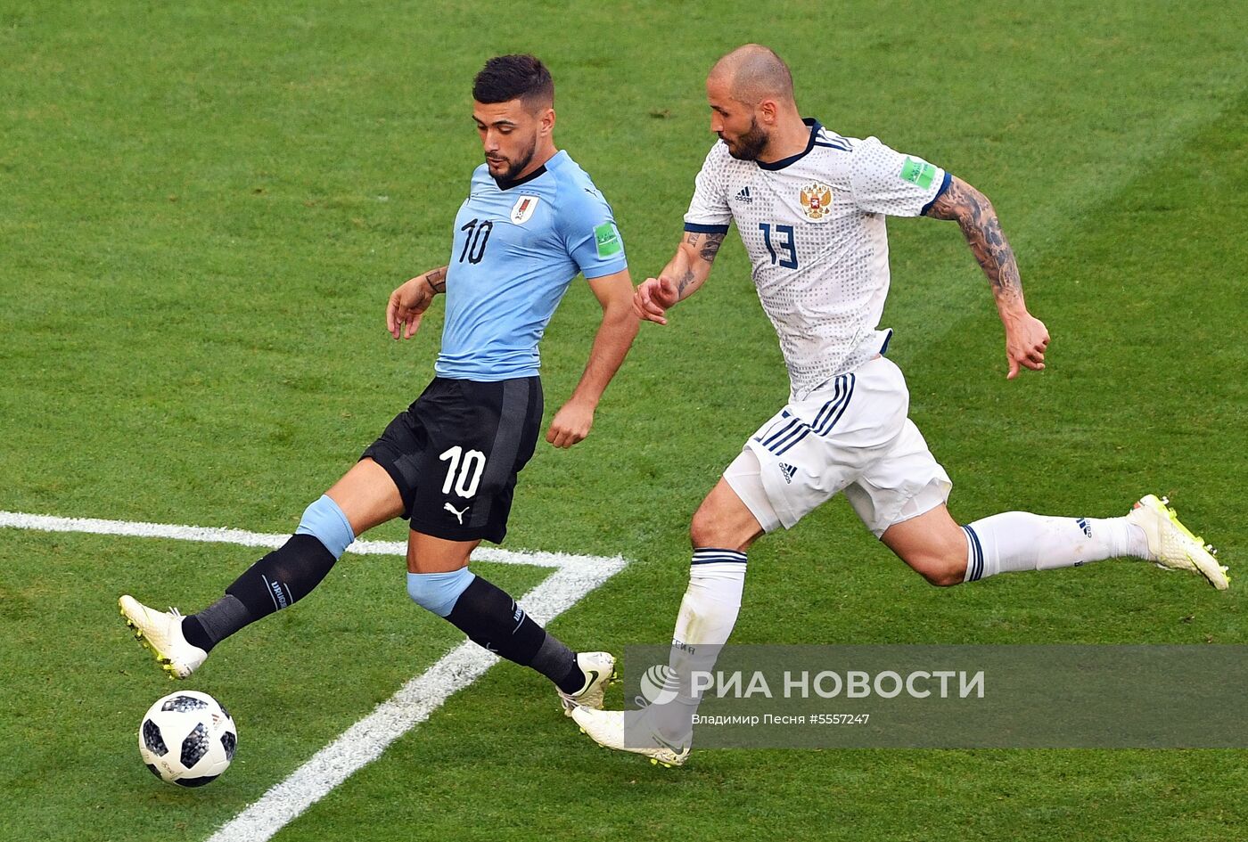 Футбол. ЧМ-2018. Матч Уругвай - Россия