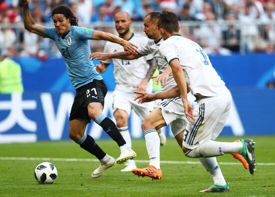 Футбол. ЧМ-2018. Матч Уругвай - Россия