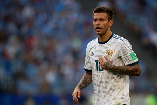 Футбол. ЧМ-2018. Матч Уругвай - Россия