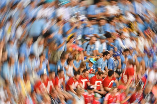 Футбол. ЧМ-2018. Матч Уругвай - Россия