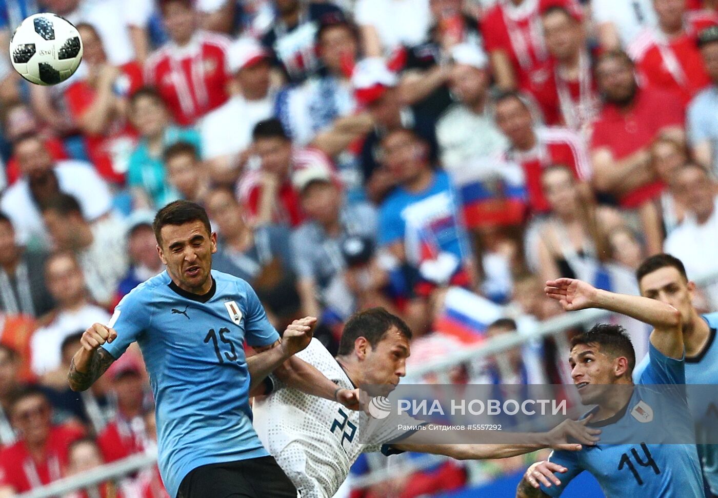 Футбол. ЧМ-2018. Матч Уругвай - Россия