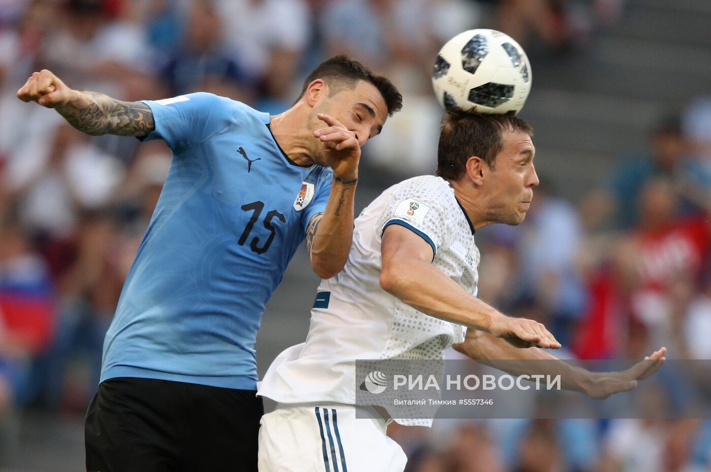 Футбол. ЧМ-2018. Матч Уругвай - Россия