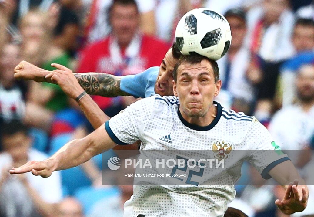 Футбол. ЧМ-2018. Матч Уругвай - Россия