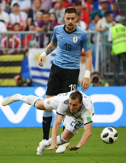 Футбол. ЧМ-2018. Матч Уругвай - Россия