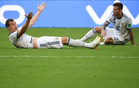 Футбол. ЧМ-2018. Матч Уругвай - Россия