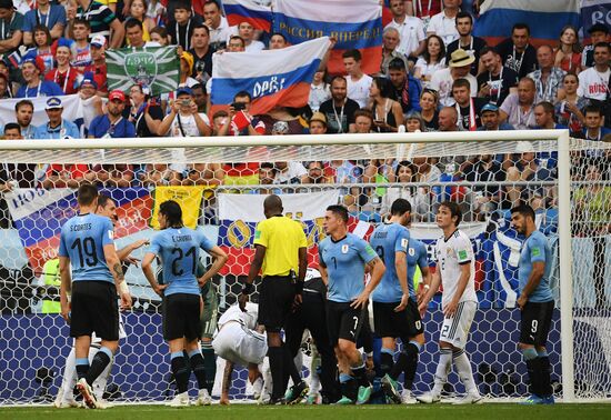 Футбол. ЧМ-2018. Матч Уругвай - Россия