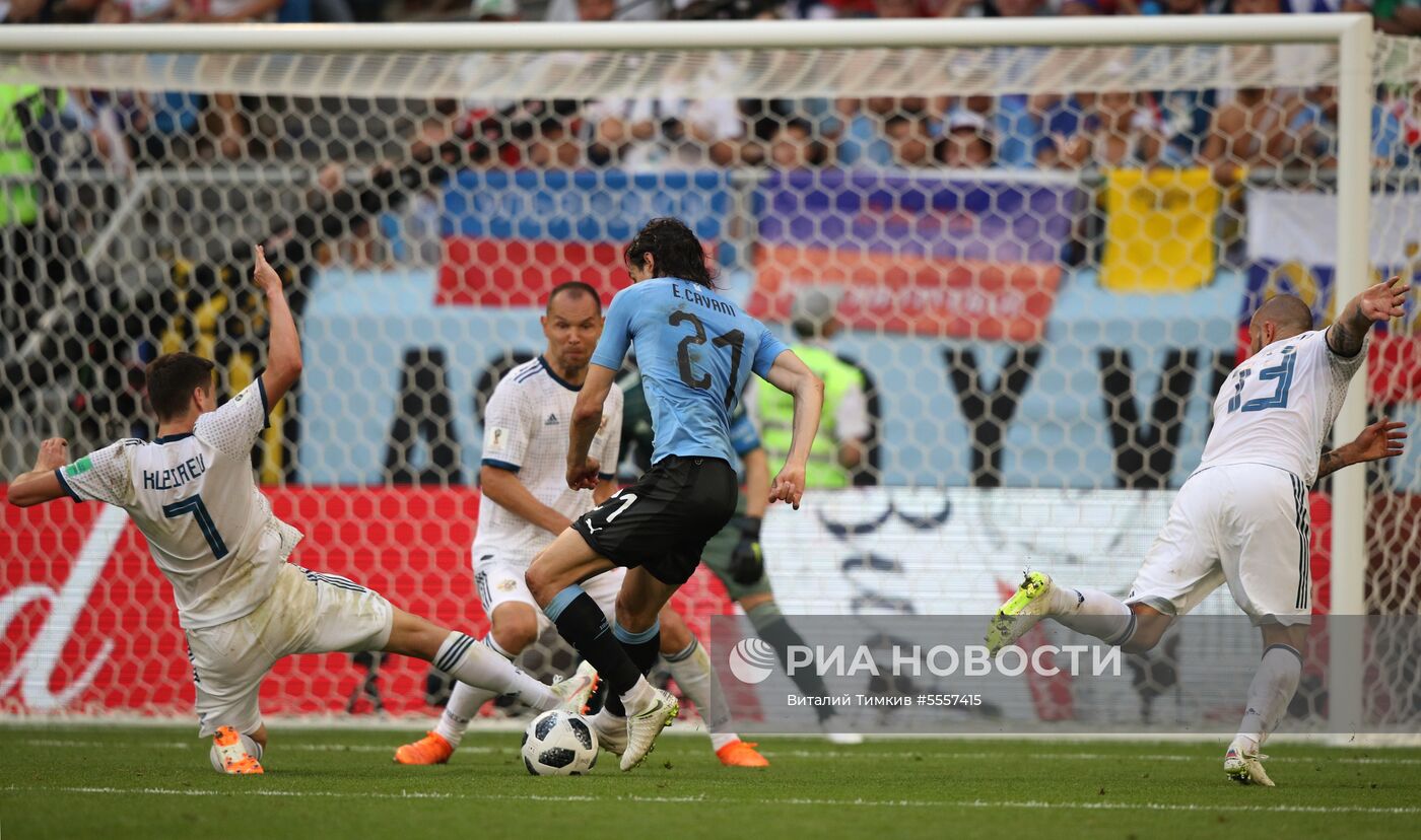 Футбол. ЧМ-2018. Матч Уругвай - Россия