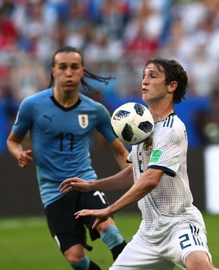 Футбол. ЧМ-2018. Матч Уругвай - Россия