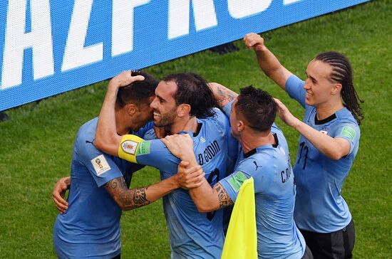 Футбол. ЧМ-2018. Матч Уругвай - Россия