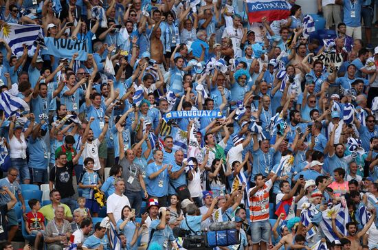 Футбол. ЧМ-2018. Матч Уругвай - Россия