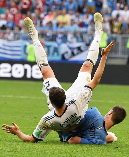 Футбол. ЧМ-2018. Матч Уругвай - Россия