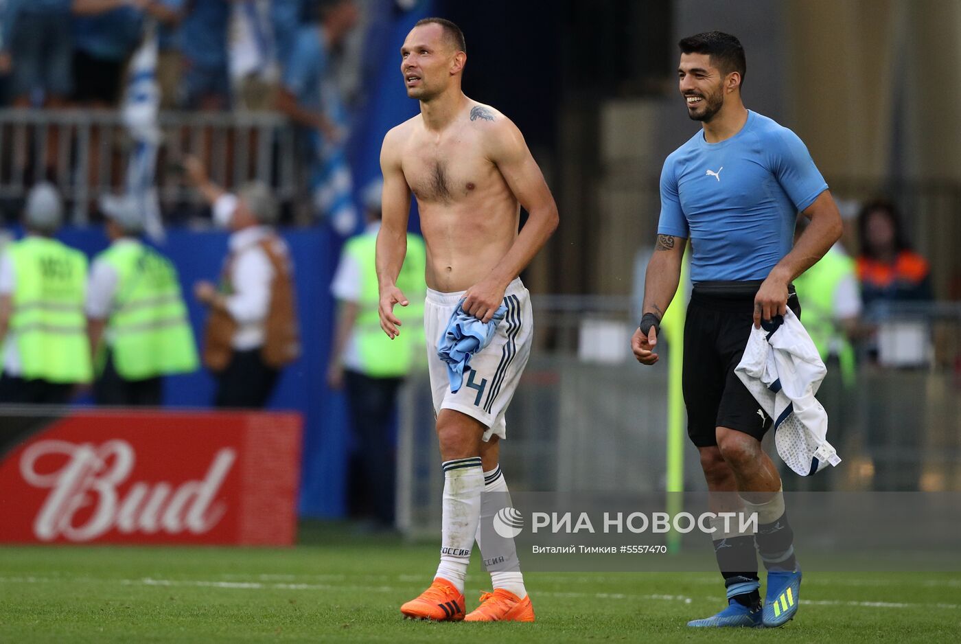 Футбол. ЧМ-2018. Матч Уругвай - Россия