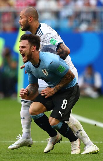 Футбол. ЧМ-2018. Матч Уругвай - Россия