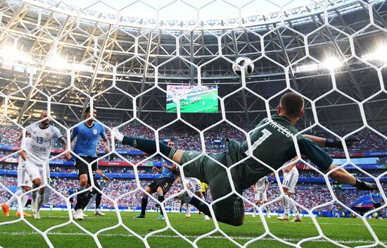 Футбол. ЧМ-2018. Матч Уругвай - Россия