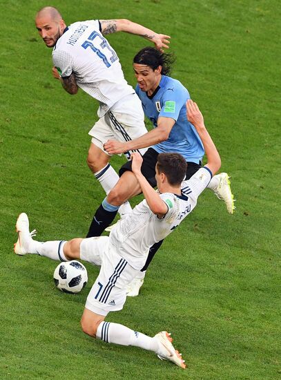 Футбол. ЧМ-2018. Матч Уругвай - Россия