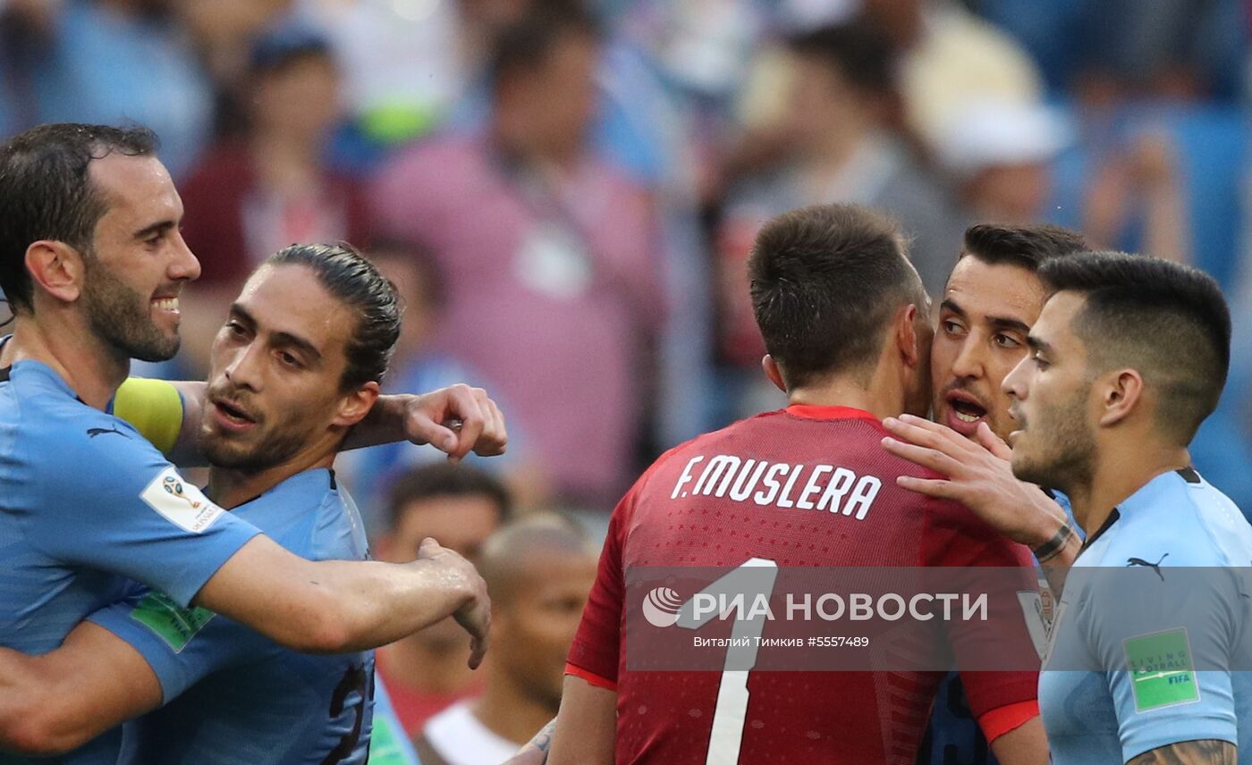 Футбол. ЧМ-2018. Матч Уругвай - Россия