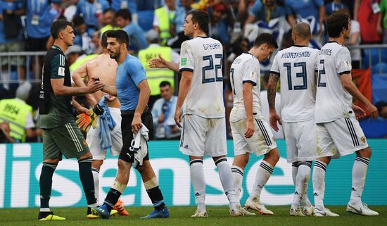 Футбол. ЧМ-2018. Матч Уругвай - Россия