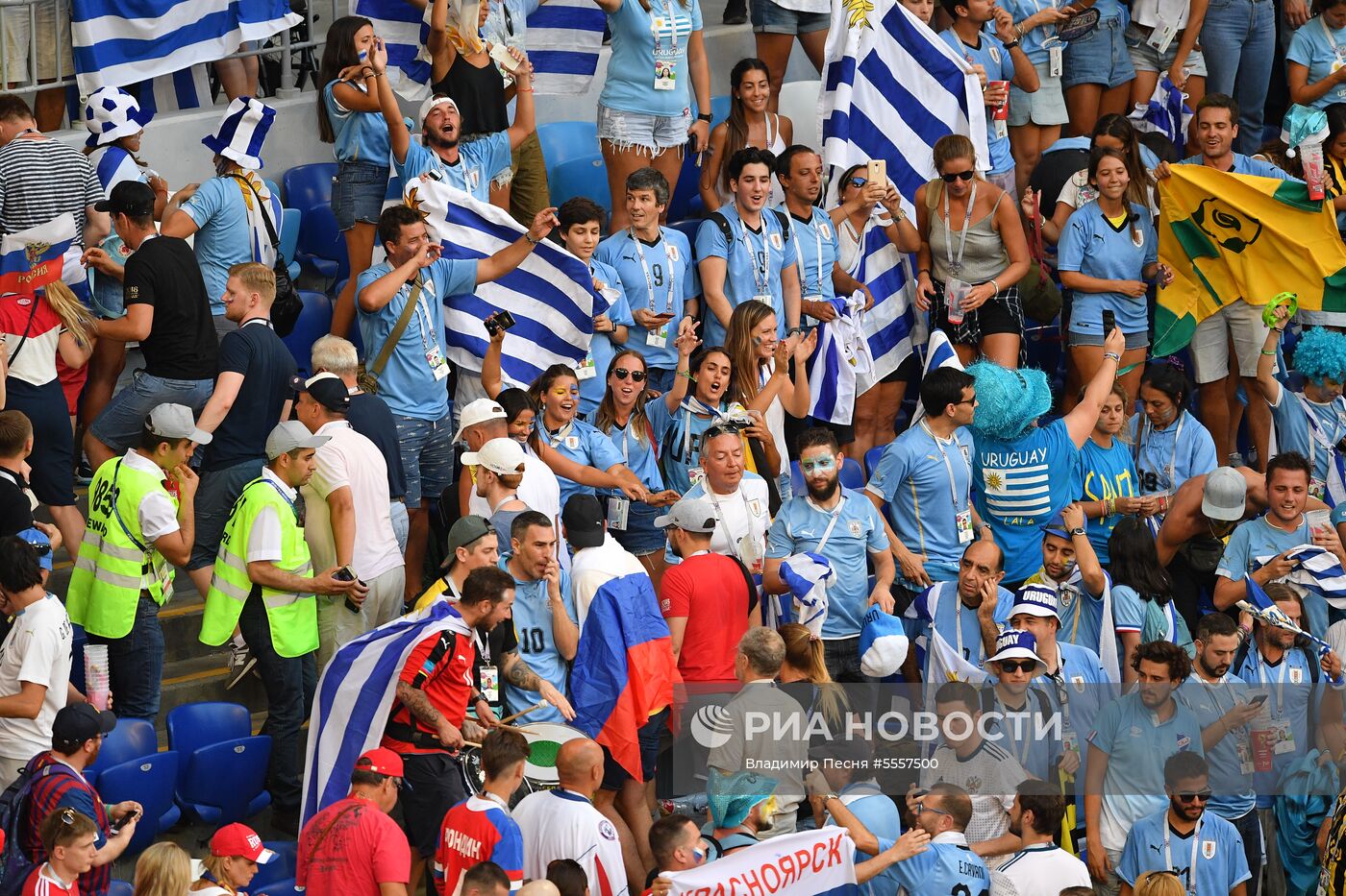 Футбол. ЧМ-2018. Матч Уругвай - Россия