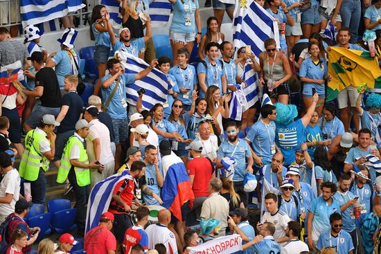 Футбол. ЧМ-2018. Матч Уругвай - Россия