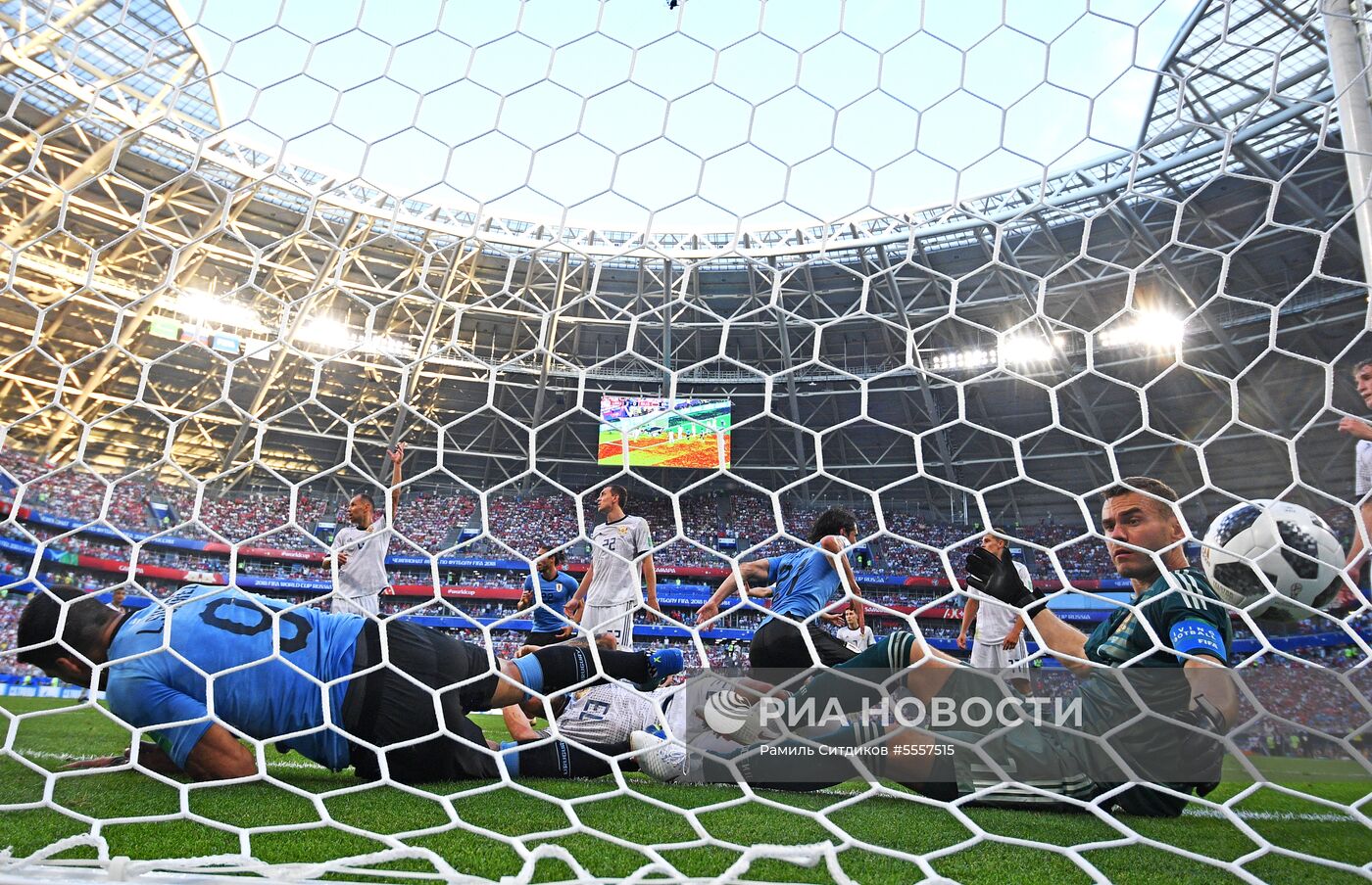 Футбол. ЧМ-2018. Матч Уругвай - Россия