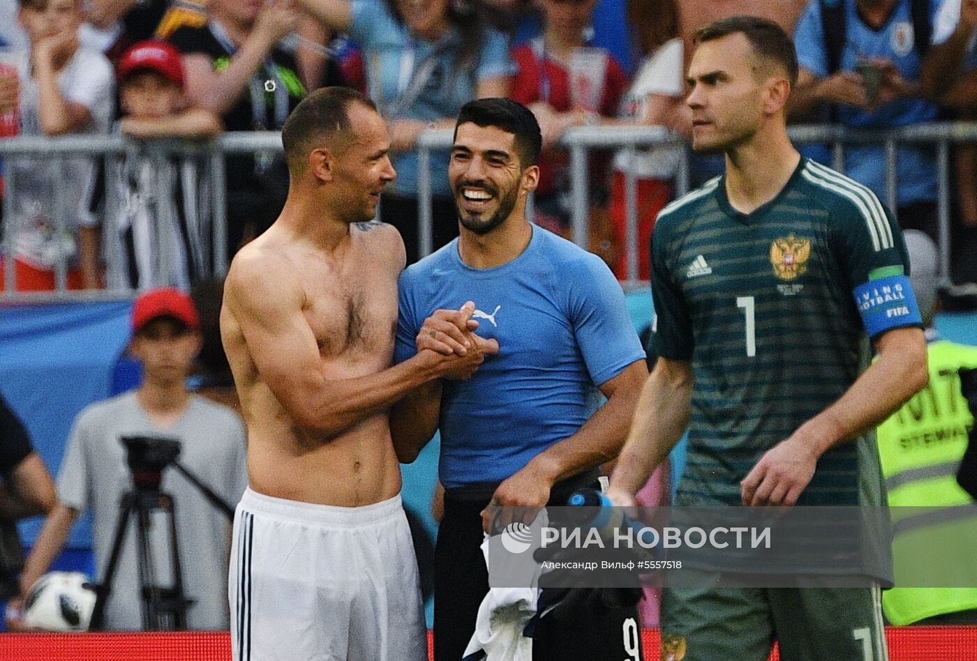 Футбол. ЧМ-2018. Матч Уругвай - Россия