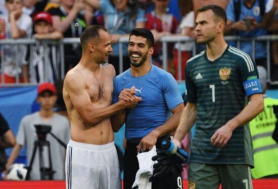 Футбол. ЧМ-2018. Матч Уругвай - Россия