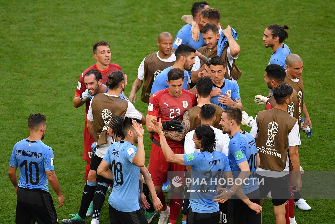 Футбол. ЧМ-2018. Матч Уругвай - Россия