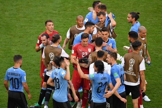 Футбол. ЧМ-2018. Матч Уругвай - Россия