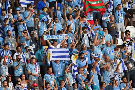 Футбол. ЧМ-2018. Матч Уругвай - Россия