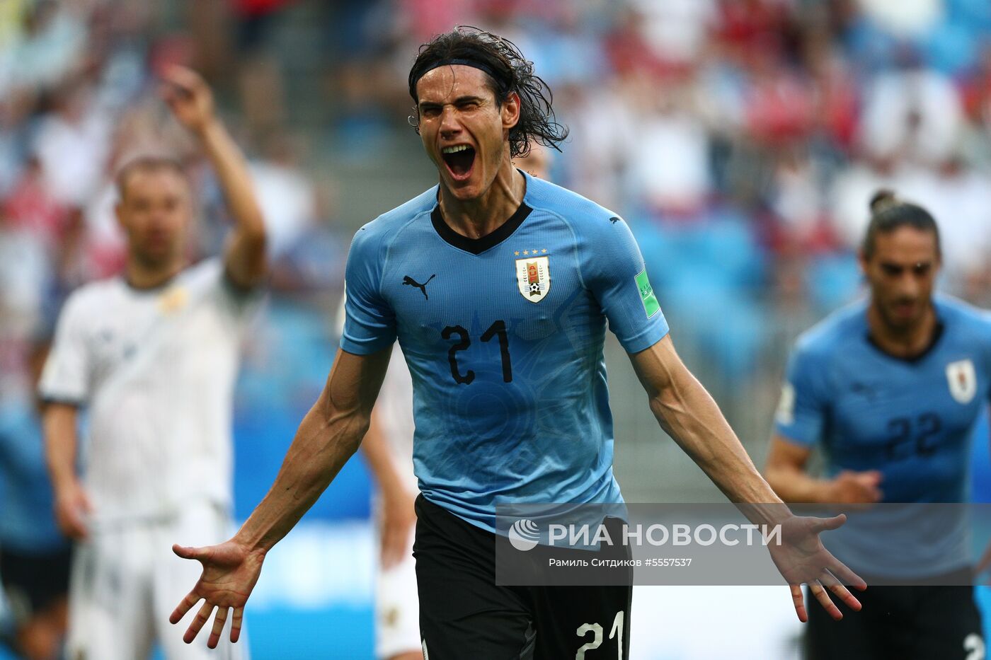 Футбол. ЧМ-2018. Матч Уругвай - Россия