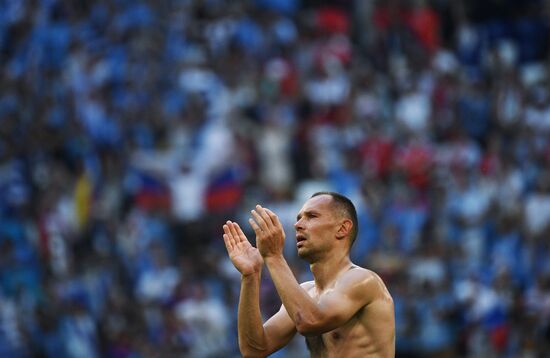 Футбол. ЧМ-2018. Матч Уругвай - Россия