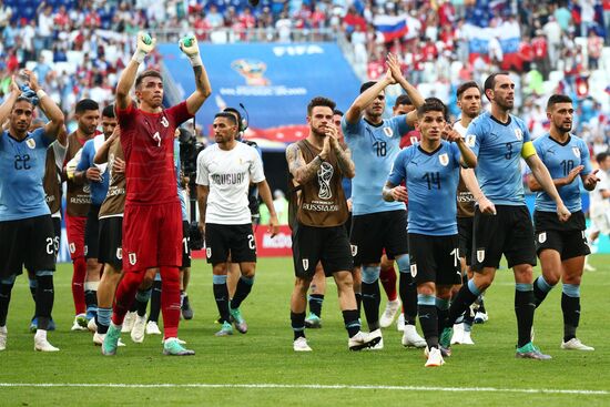 Футбол. ЧМ-2018. Матч Уругвай - Россия