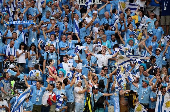 Футбол. ЧМ-2018. Матч Уругвай - Россия