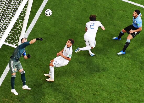 Футбол. ЧМ-2018. Матч Уругвай - Россия