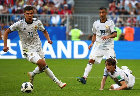 Футбол. ЧМ-2018. Матч Уругвай - Россия