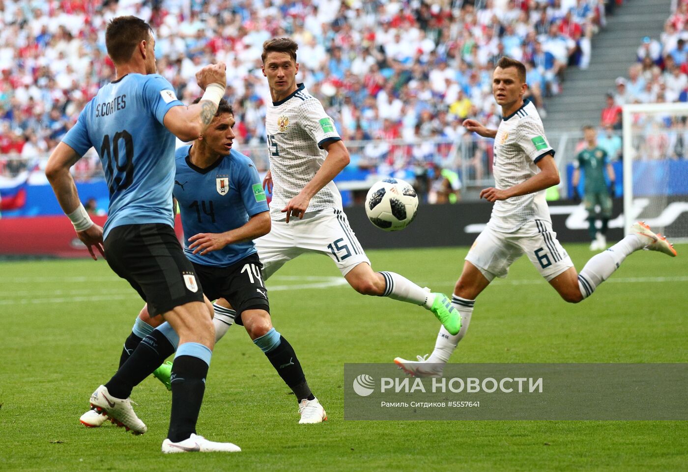 Футбол. ЧМ-2018. Матч Уругвай - Россия