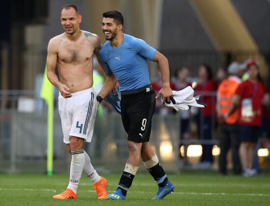 Футбол. ЧМ-2018. Матч Уругвай - Россия