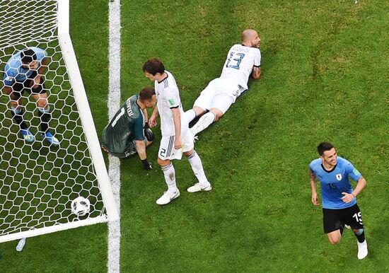 Футбол. ЧМ-2018. Матч Уругвай - Россия