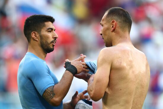 Футбол. ЧМ-2018. Матч Уругвай - Россия