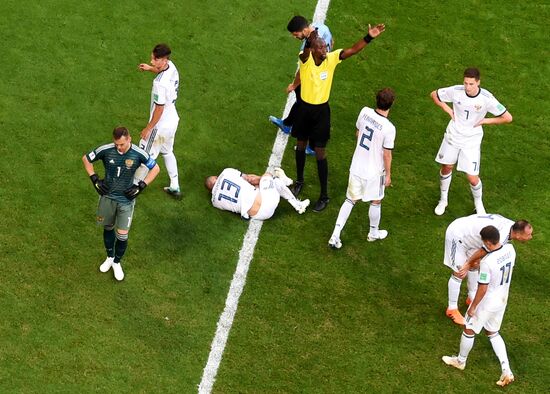 Футбол. ЧМ-2018. Матч Уругвай - Россия