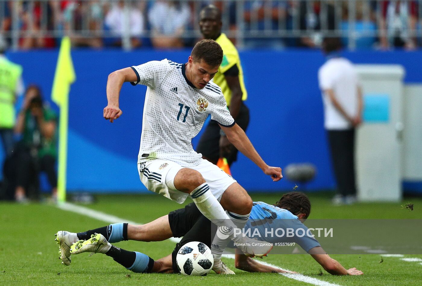 Футбол. ЧМ-2018. Матч Уругвай - Россия